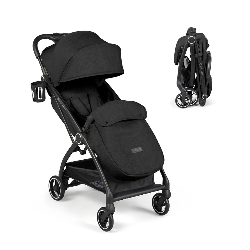 Ickle Bubba Aries Auto Fold Compact Stroller - Black