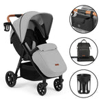 Ickle Bubba Stomp Stride Stroller - Pearl Grey
