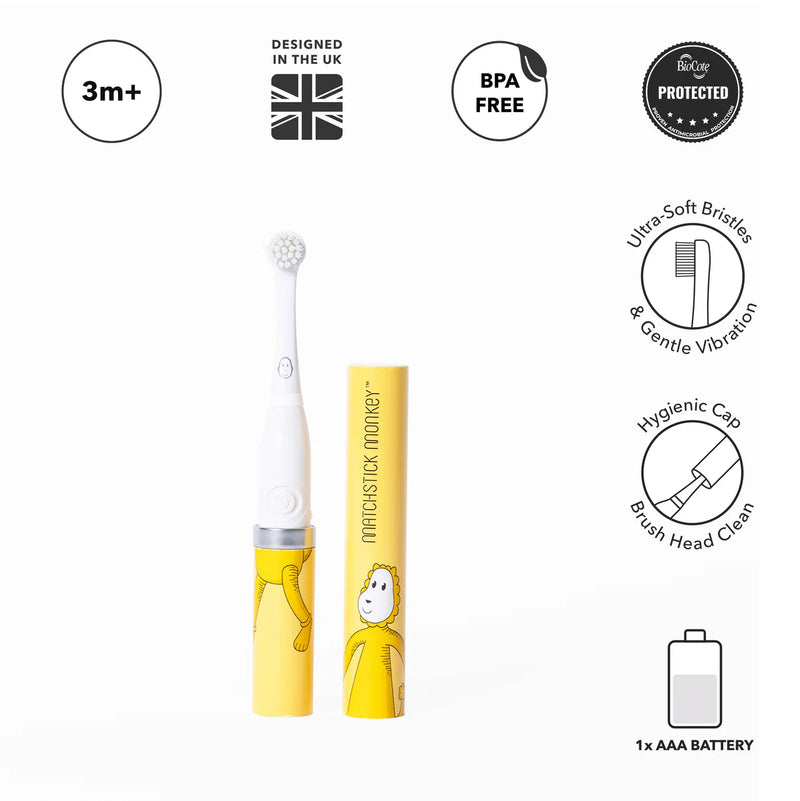 Matchstick Monkey Baby Electric Sonic  Toothbrush - Ludo Lion