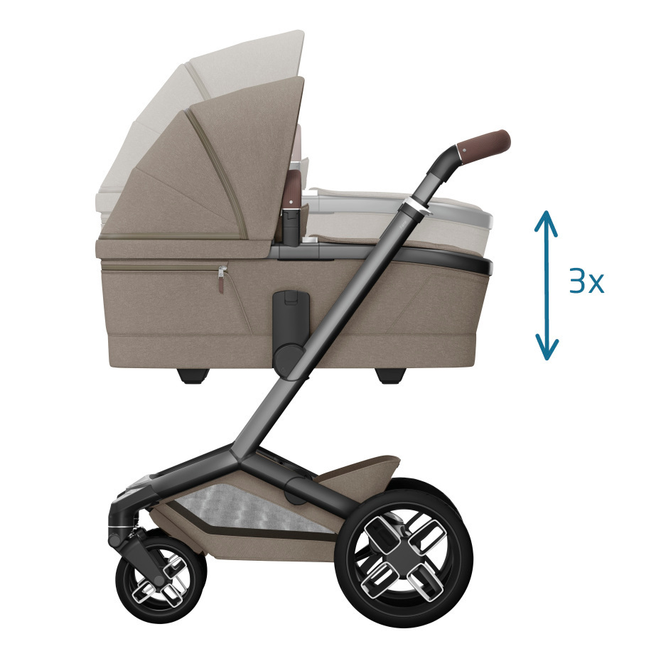 Maxi-Cosi Fame Carrycot - Twillic Truffle