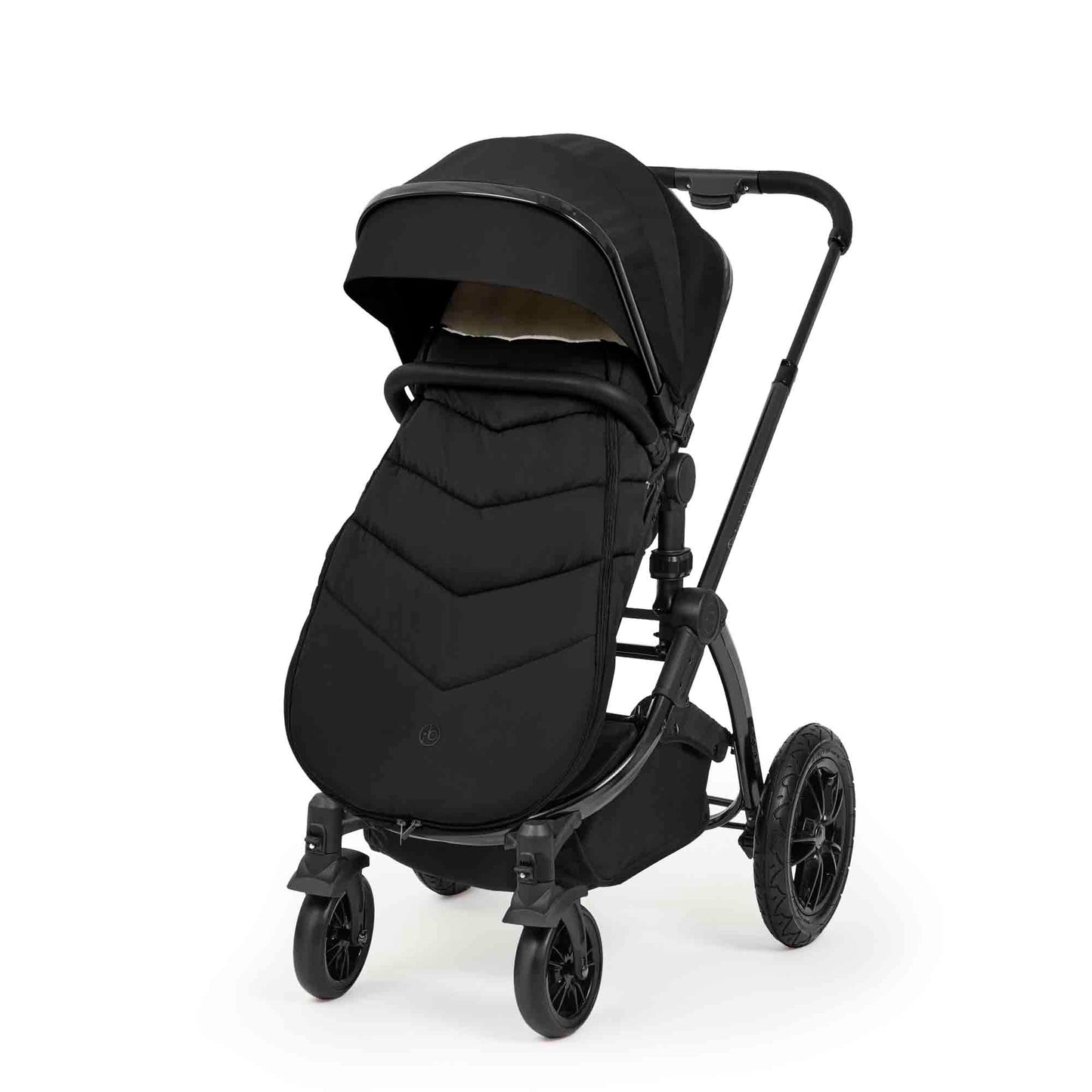 Ickle Bubba Stomp Luxe Elements Edition 17 Piece Bundle Inc Bubba Crib - Raven
