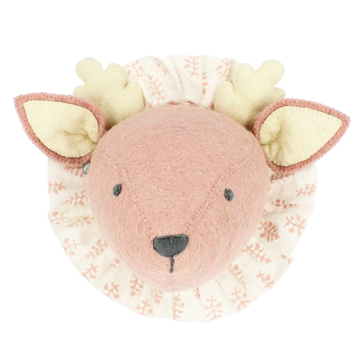 Fiona Walker Baby Deer with Vintage Ruff Head Mini - Pink