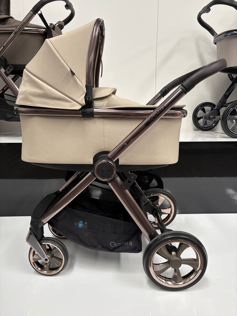 EX DISPLAY Babystyle Oyster4 2-in-1 Travel System - Buttermilk