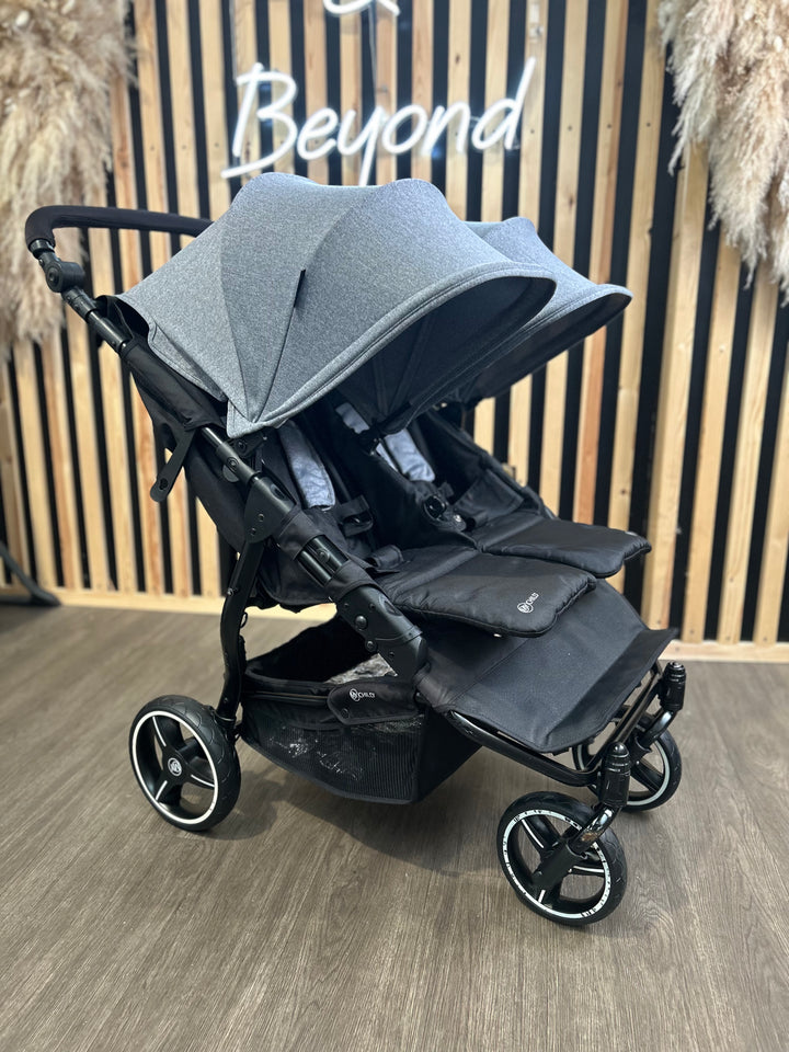 PRE LOVED My Child Easy Twin Stroller - Grey