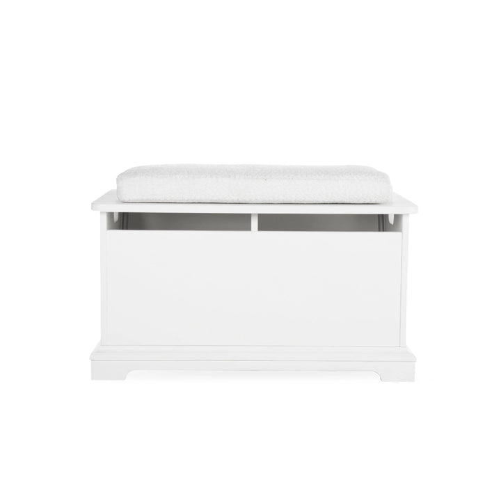 CuddleCo Beaumont Storage Box & Cushion Set - White