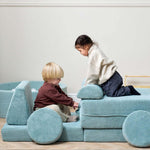 Tutti Bambini Playrama Montessori Kids Play Sofa - Ocean Stone