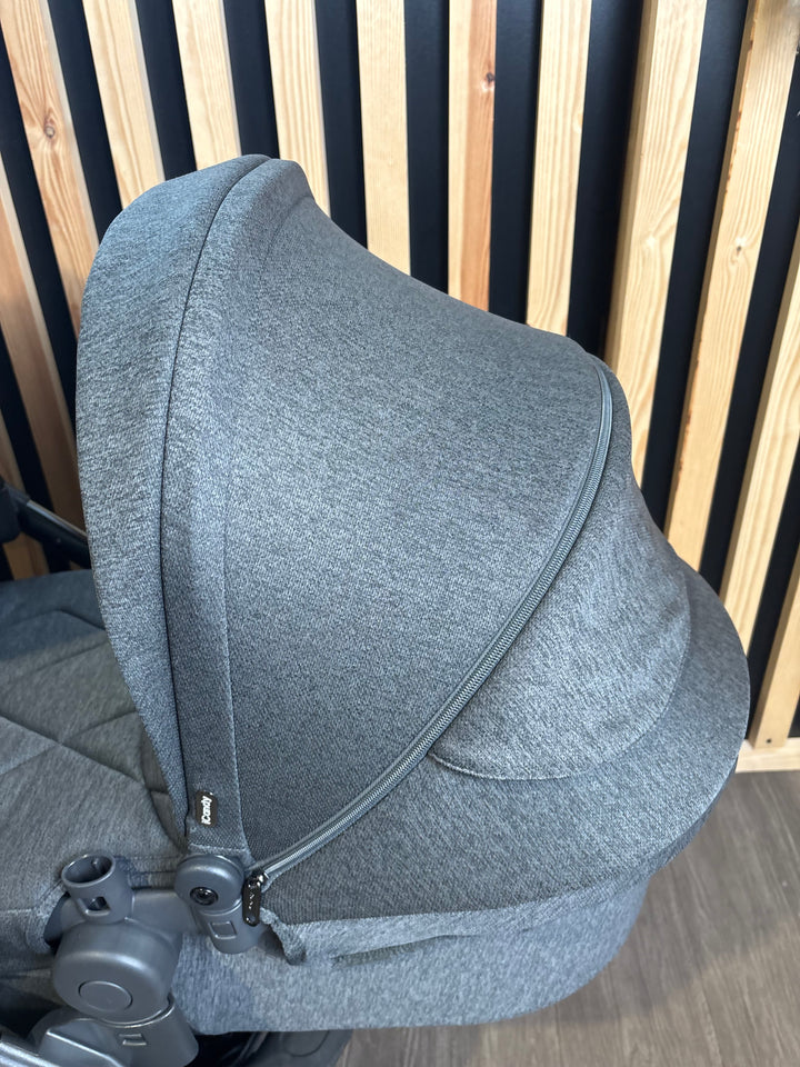 PRE LOVED iCandy Orange 3 Double Pushchair - Slate Grey Marl