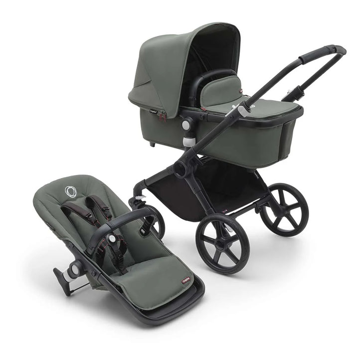 Bugaboo Fox Cub Otter & Base Ultimate Bundle - Forest Green