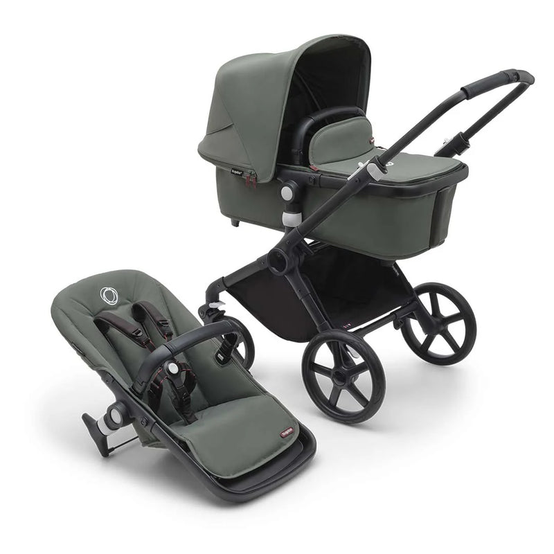 Bugaboo Fox Cub Complete Pushchair + Carrycot - Forest Green