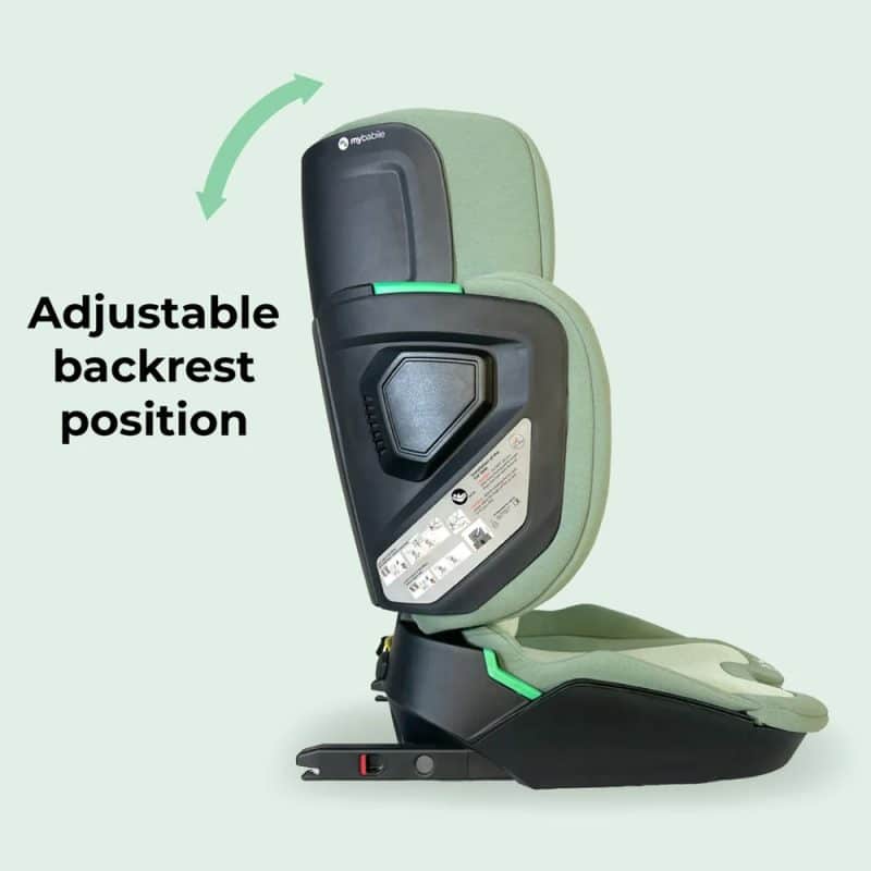 My Babiie Compact High Back Booster Car Seat – Green