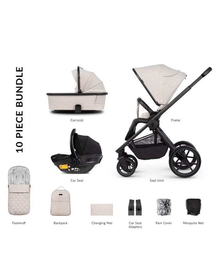 EX DISPLAY Venicci Tinum Edge 3in1 Travel System - Dust