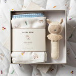 Avery Row Rattle & Care New Baby Gift Set - Little Farm