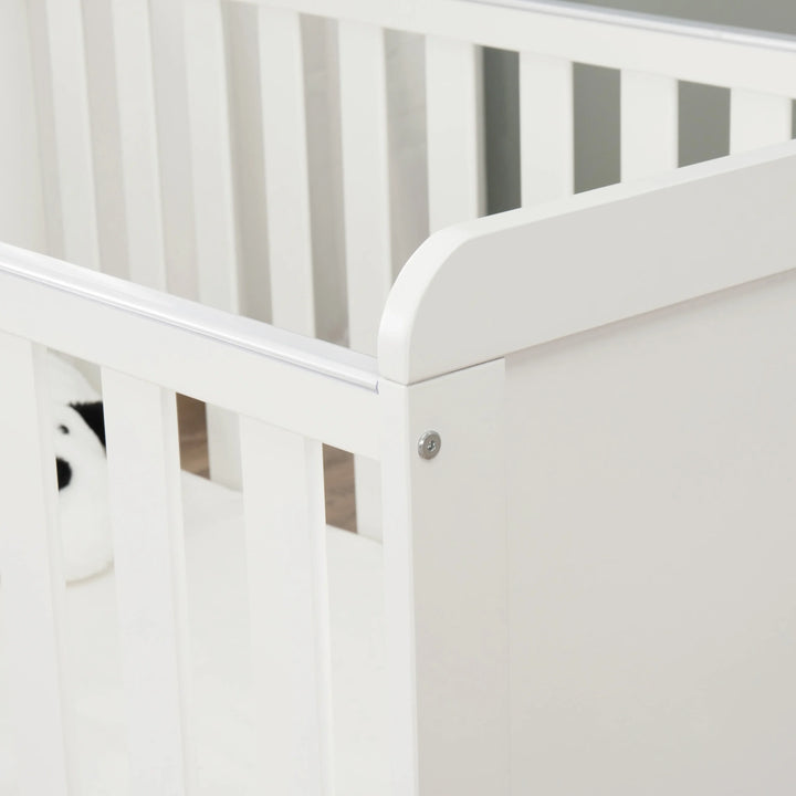 Babymore Caro Urban Cot Bed – White