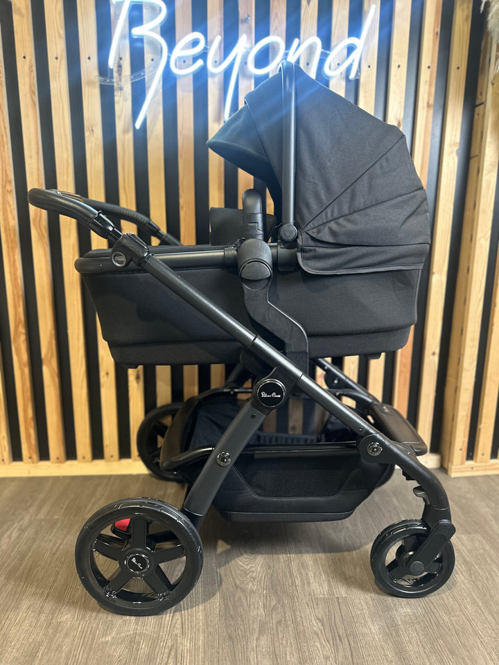 PRE LOVED Silver Cross Wave Pram + Pushchair - Onyx