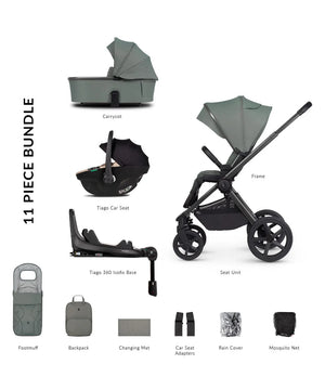 Venicci Upline2 4in1 Travel System Inc 360 Base - Aloe