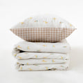 Clair De Lune Reversible Little Duckling Cot Bed Duvet Cover and Pillowcase Set