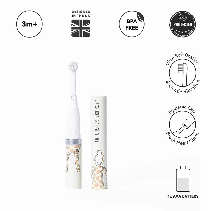 Matchstick Monkey Baby Electric Sonic  Toothbrush - Gigi Giraffe