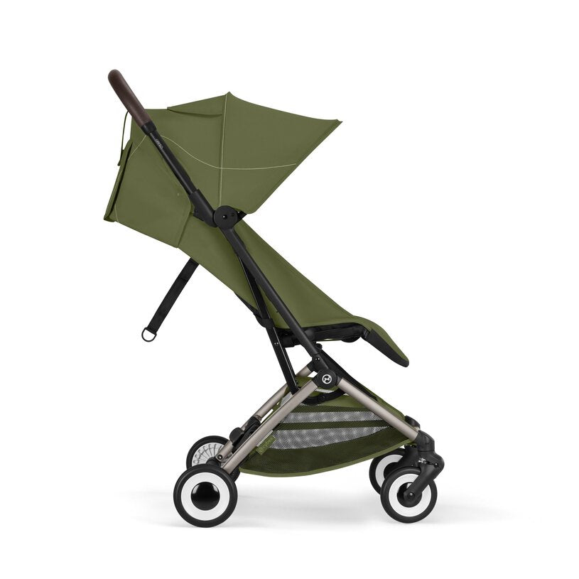 Cybex Orfeo Compact Travel Stroller - Moss Green (2026 Model)