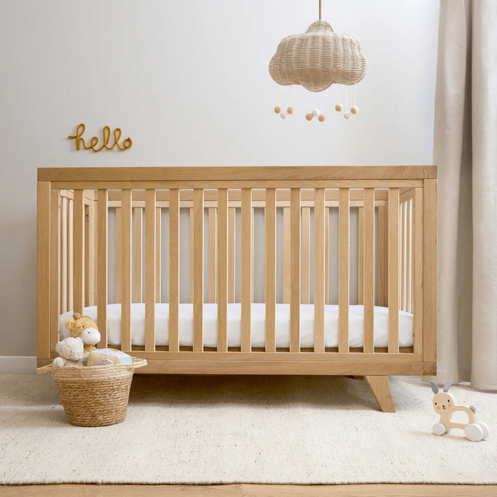 Clair De Lune Solid Oak Cot Bed