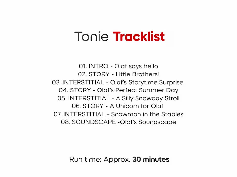 Disney Olaf Cuddle Tonie