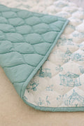 Gilded Bird Circus Toile Quilted Playmat