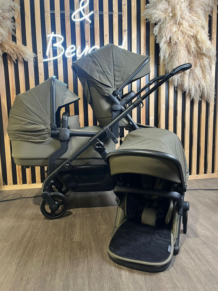 PRE LOVED Silver Cross Wave Double Travel System - Cedar