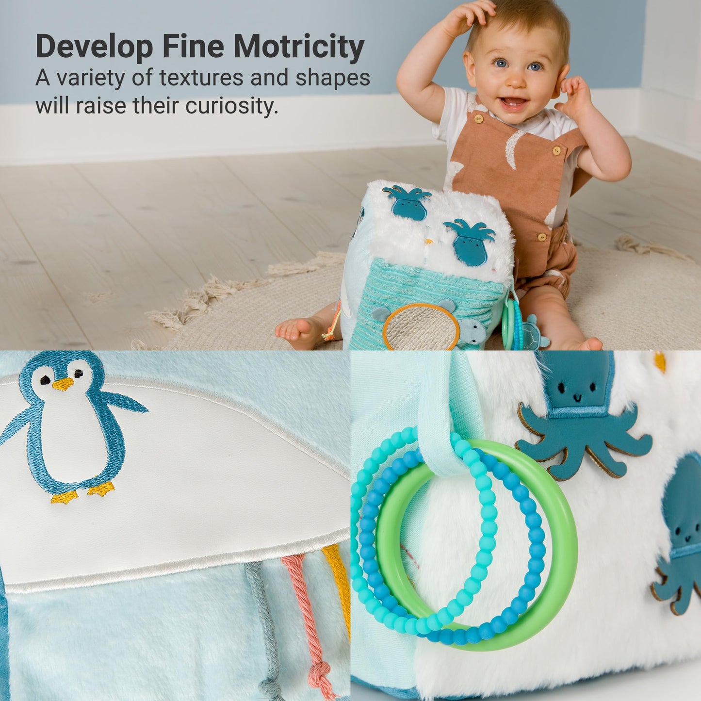 Little Big Friends Soft Activity Cube - Ocean