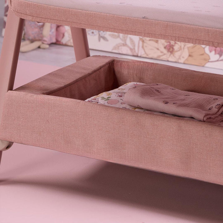 Tutti Bambini Cozee Zen Bedside Crib - Blush