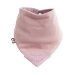 Cheeky Chompers Neckerchew Teething Dribble Bib - Dusty Pink