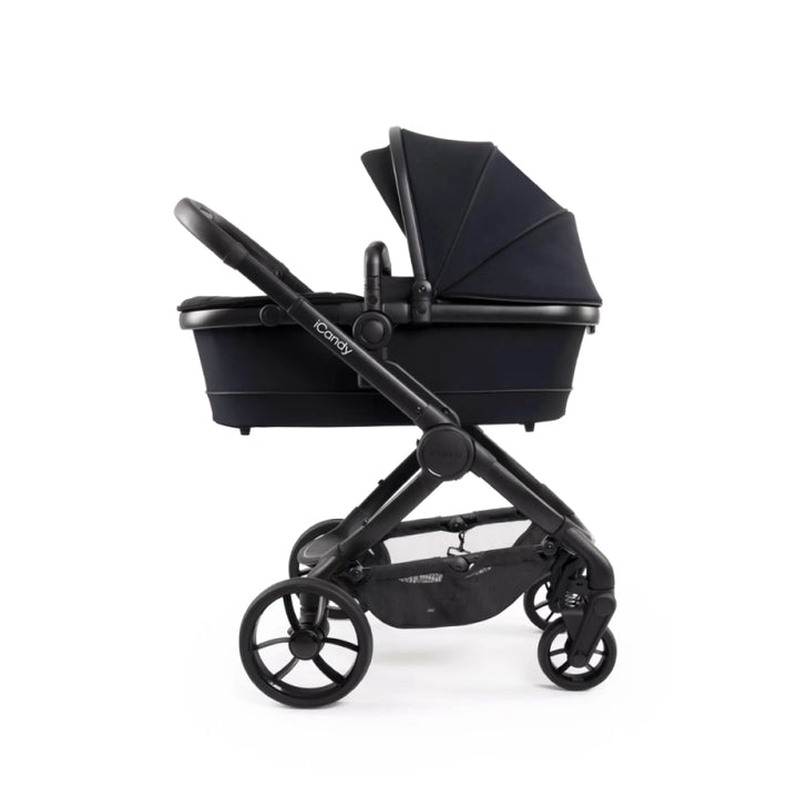 iCandy Peach 7 Maxi Cosi Cabriofix i-Size Travel System Bundle - Jet / Black Edition