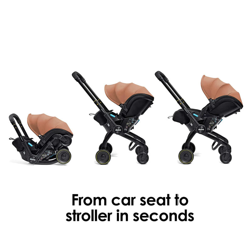 Doona X Car Seat & Stroller - Terracotta + FREE Essentials Bag Worth £54.99!