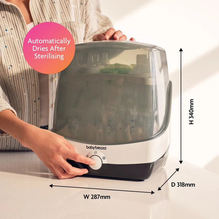 Baby Brezza SuperFast Steriliser-Dryer - White