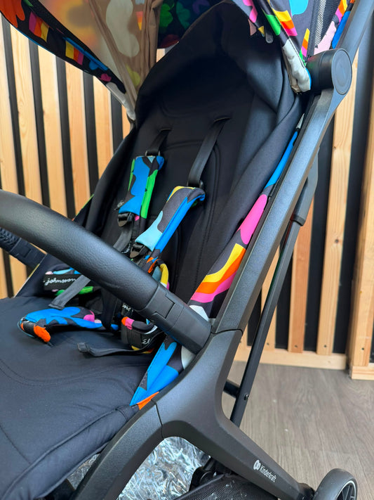 PRE LOVED Kinderkraft Nubi2 Stroller - Happy Shapes