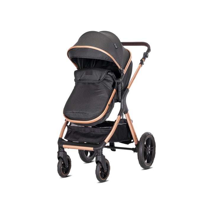 Lorelli Viola 3in1 Travel System Inc Spirit Car Seat - Black (2025)