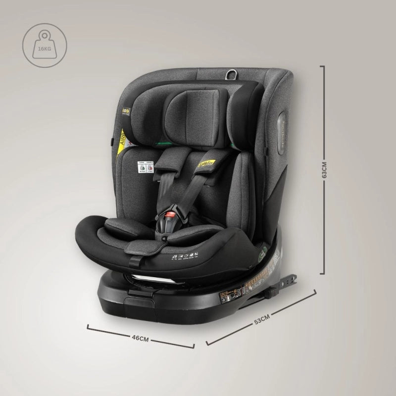JoviKids Ranger TT 360 Spin All-Stage i-Size Car Seat – Twilight