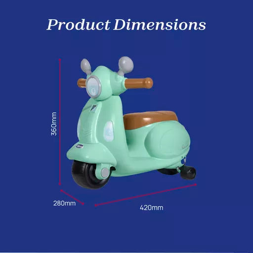 Chicco Vespa Primavera Ride-On – Mint Milk