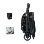 Babymore Yara Compact Stroller – Black