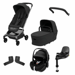 Maxi-Cosi Fame Cabin Pebble 360 Pro2 Complete Travel System - Onyx Black