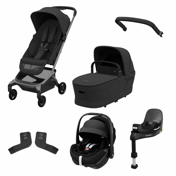 Maxi-Cosi Fame Cabin Pebble 360 Pro2 Complete Travel System - Onyx
