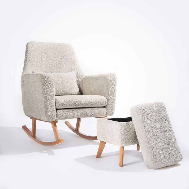 Tutti Bambini Oscar Luxe Rocking Chair & Storage Footstool - Sage