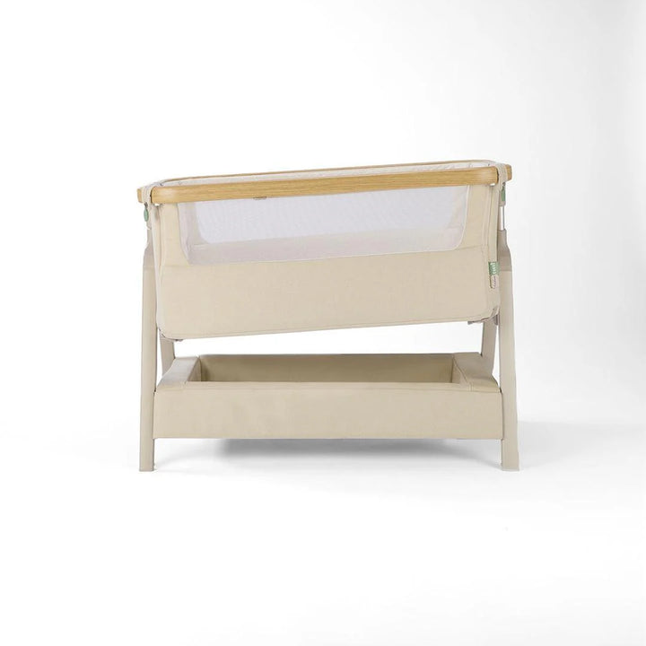 Tutti Bambini Cozee Air 2 Bedside Crib - Toasted Oak/Sand