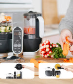 Babymoov Nutribaby(+) 6in1 Baby Food Maker - Grey