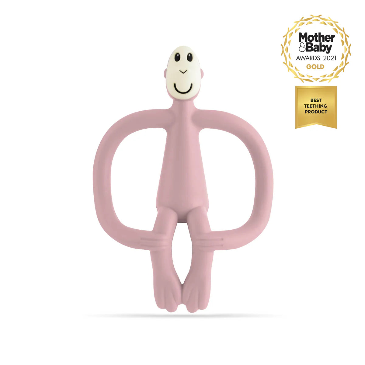 Matchstick Monkey Original Teething Toy  - Dusty Pink