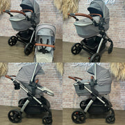 PRE LOVED Silver Cross Wave Pushchair & Carrycot – Zinc