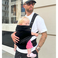 Bizzi Growin Velvet Baby Carrier - Onyx Black