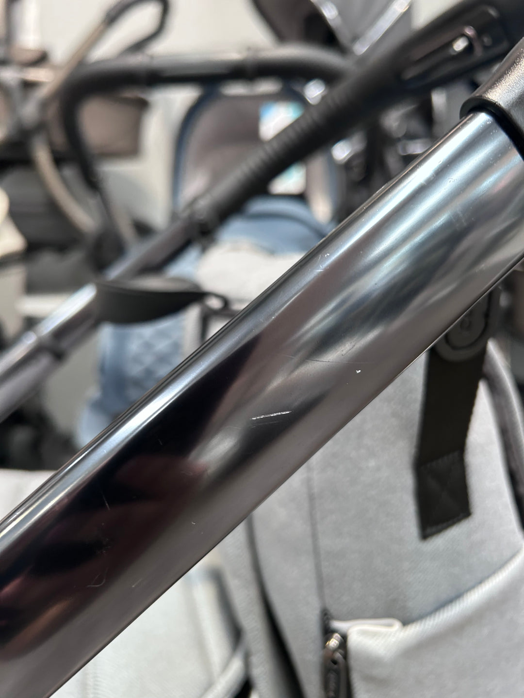 PRE LOVED iCandy Peach 7 Pushchair Bundle - Light Grey