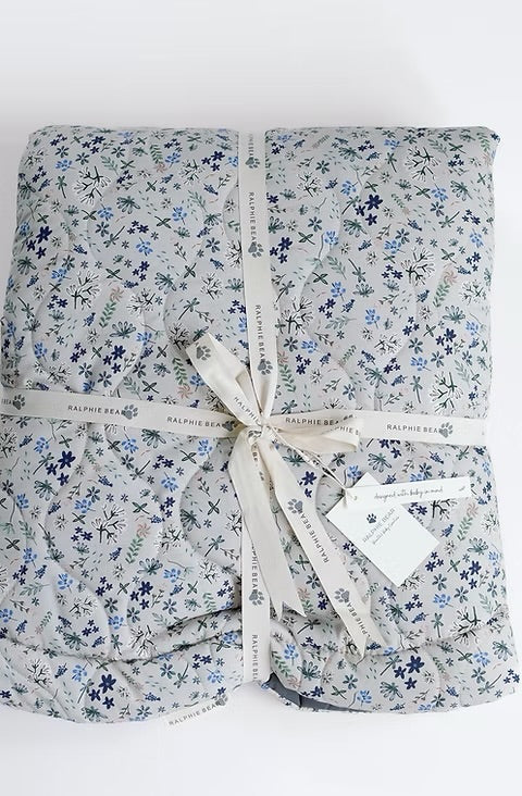 Ralphie Bear Quilted Playmat - Wildflower