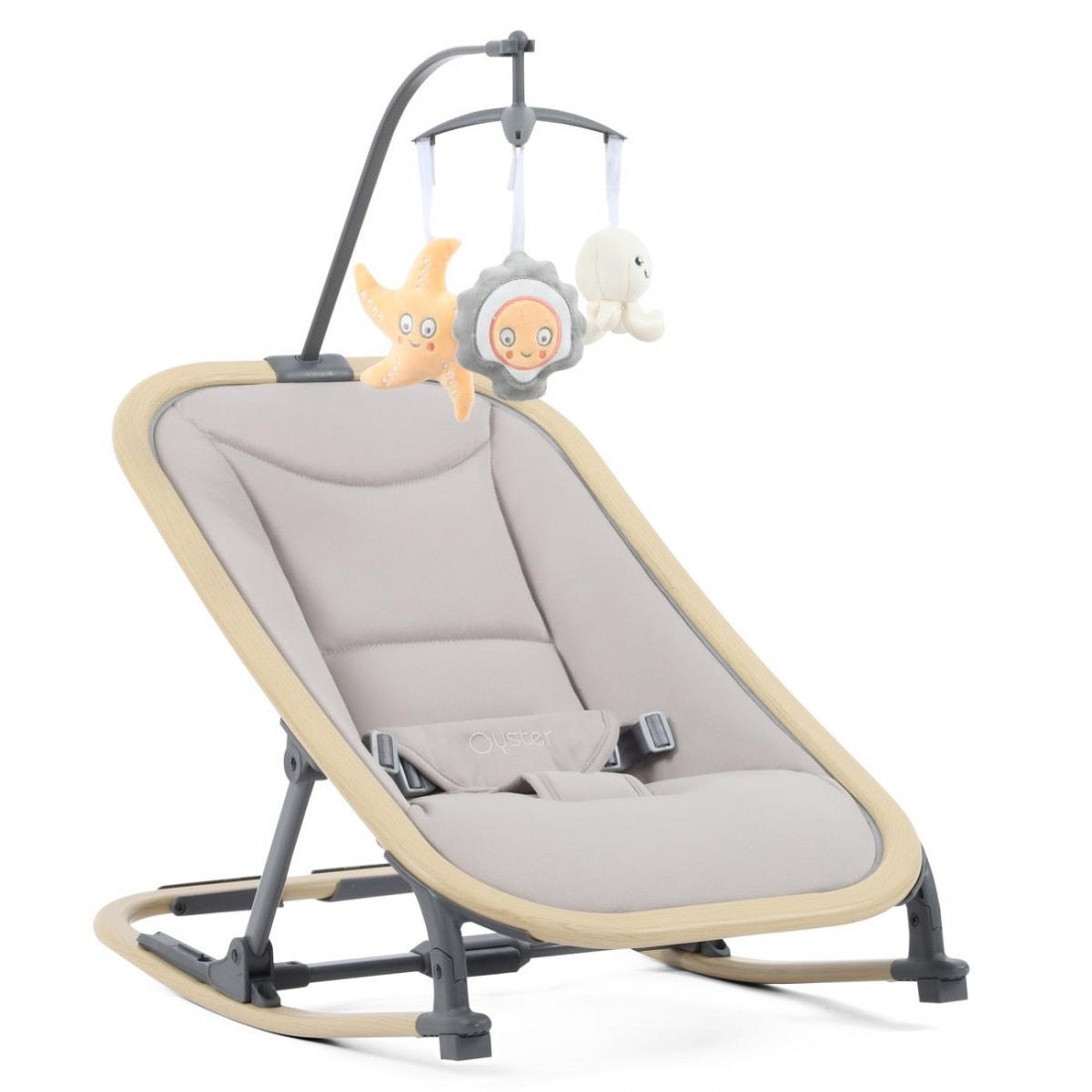 Oyster Rocker Chair - Stone