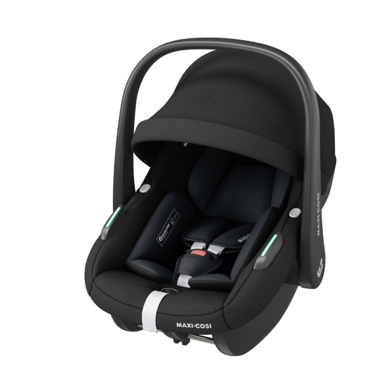 Maxi Cosi Pebble S & Pearl S i-Size Car Seat Bundle - Tonal Black