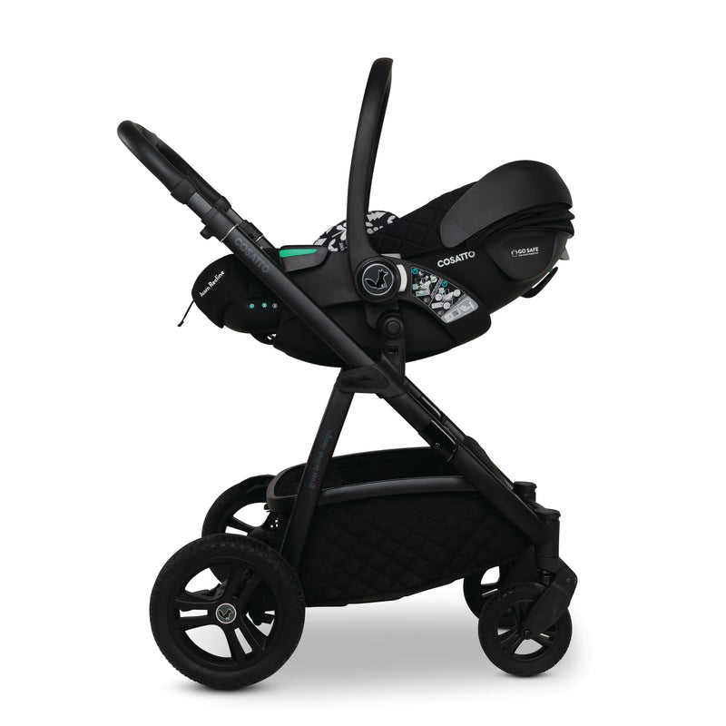 Cosatto Wow 3 Rotate & Recline Cozy Bundle - Silhouette